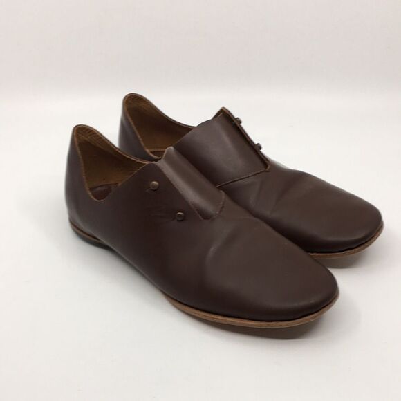 Cydwoq Flex-W Handmade in USA Brown Leather Oxfords Loafers EU size 38 1/2 - Picture 4 of 17